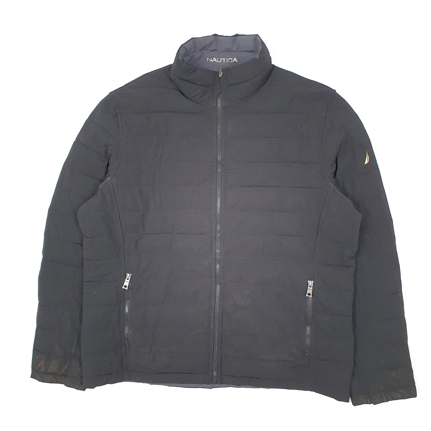 Mens Grey Nautica Reversible  Coat