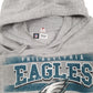 Mens Grey NFL Philadelphia Eagles Hoodie Jumper