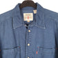 Mens Navy Levis Denim Jeans Vintage Red Tab Overshirt Long Sleeve Shirt
