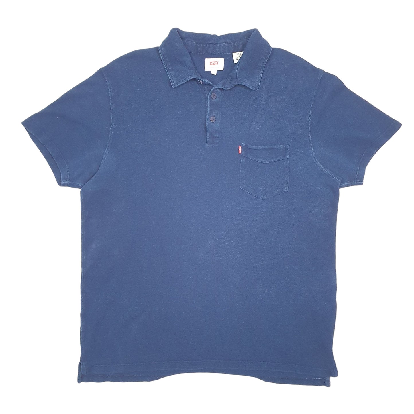Mens Navy Levis  Short Sleeve Polo Shirt