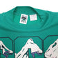 Mens Green Hot Spicy Vintage 1990s Winter Sports Skiing Crewneck Jumper