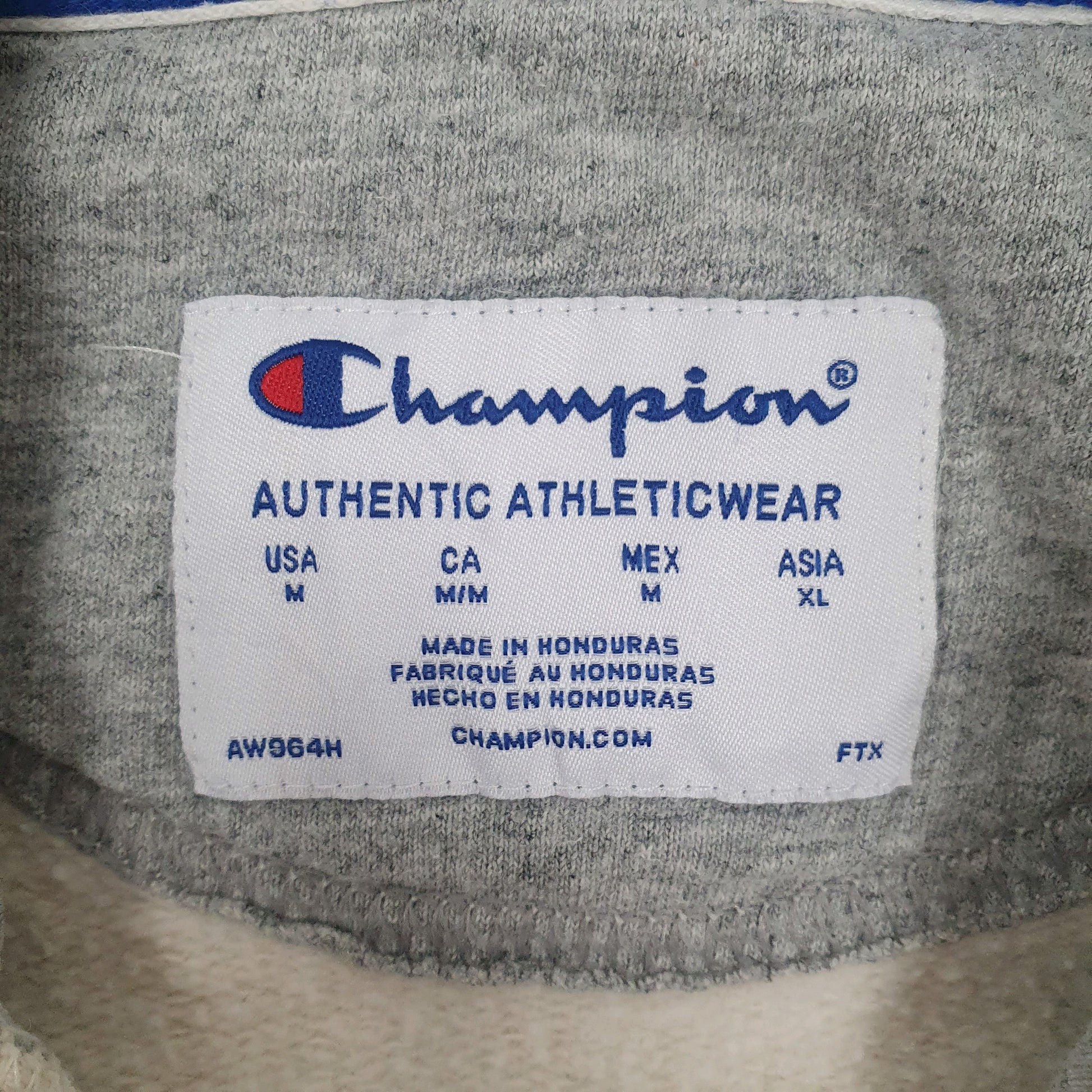 Mens White Champion  Hoodie Jumper