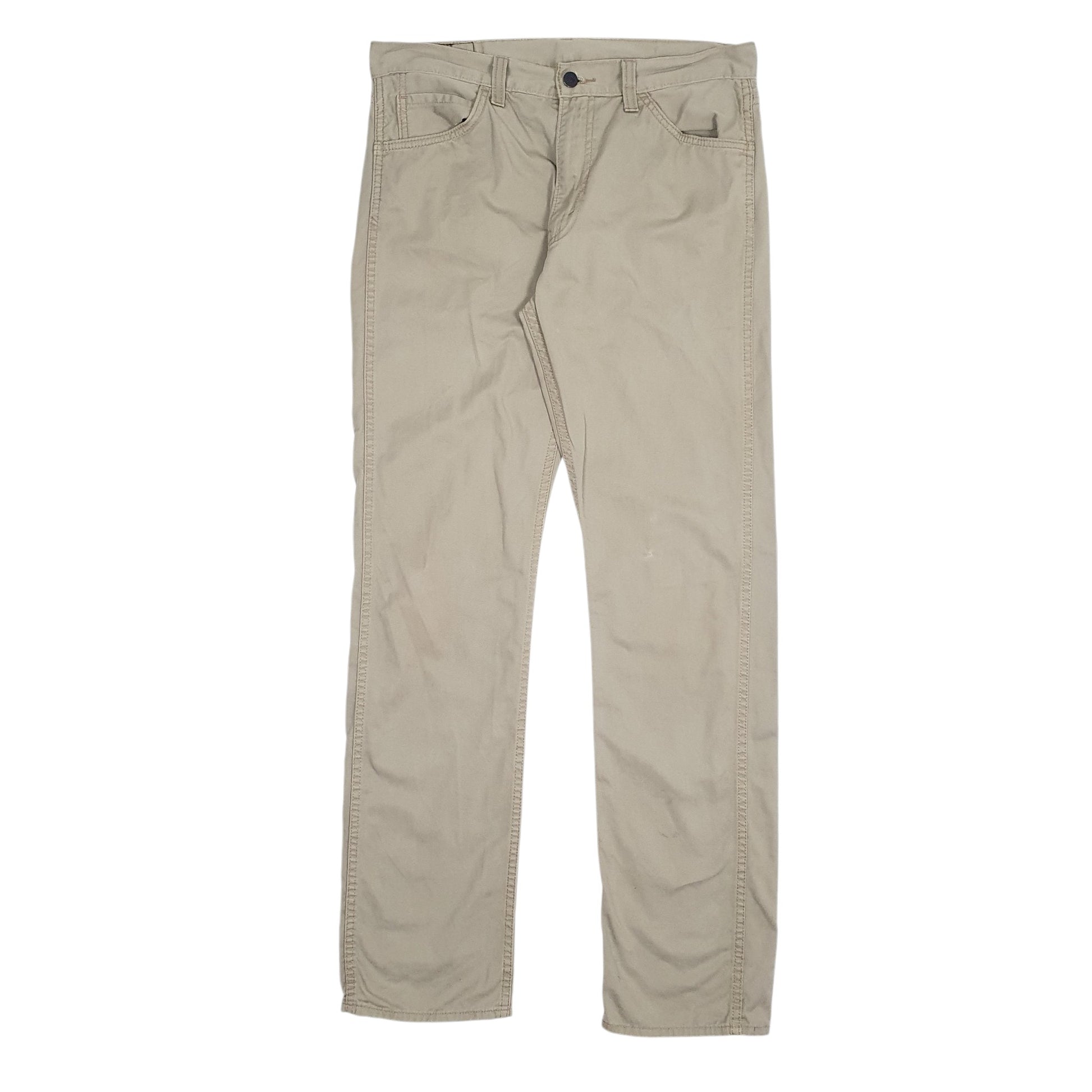 Mens Beige Levis 513 Chino Trousers