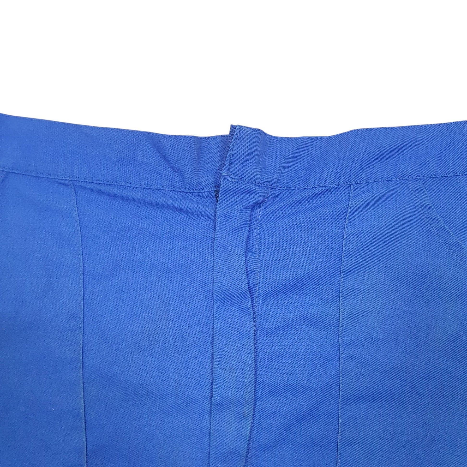Mens Blue Tergal VT French Workwear Pants Chore Chino Trousers
