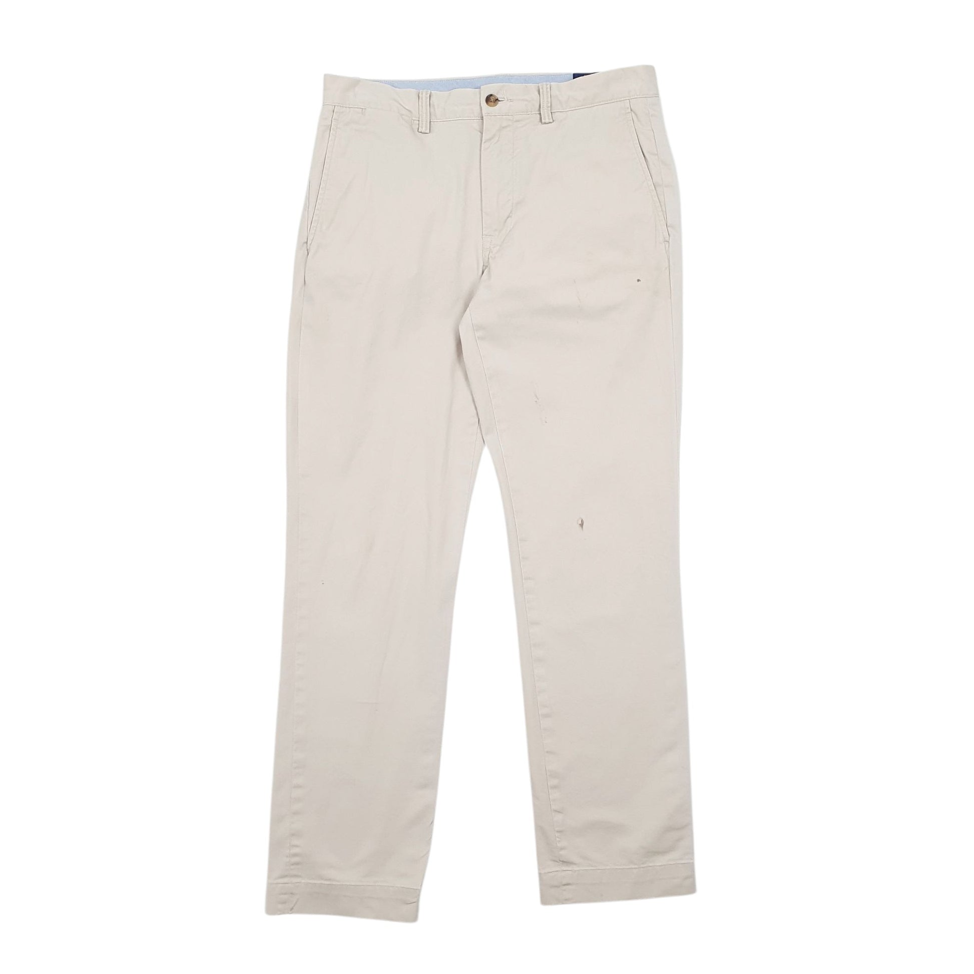Mens Cream Polo Ralph Lauren  Chino Trousers