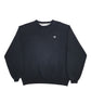 Mens Black Champion  Crewneck Jumper