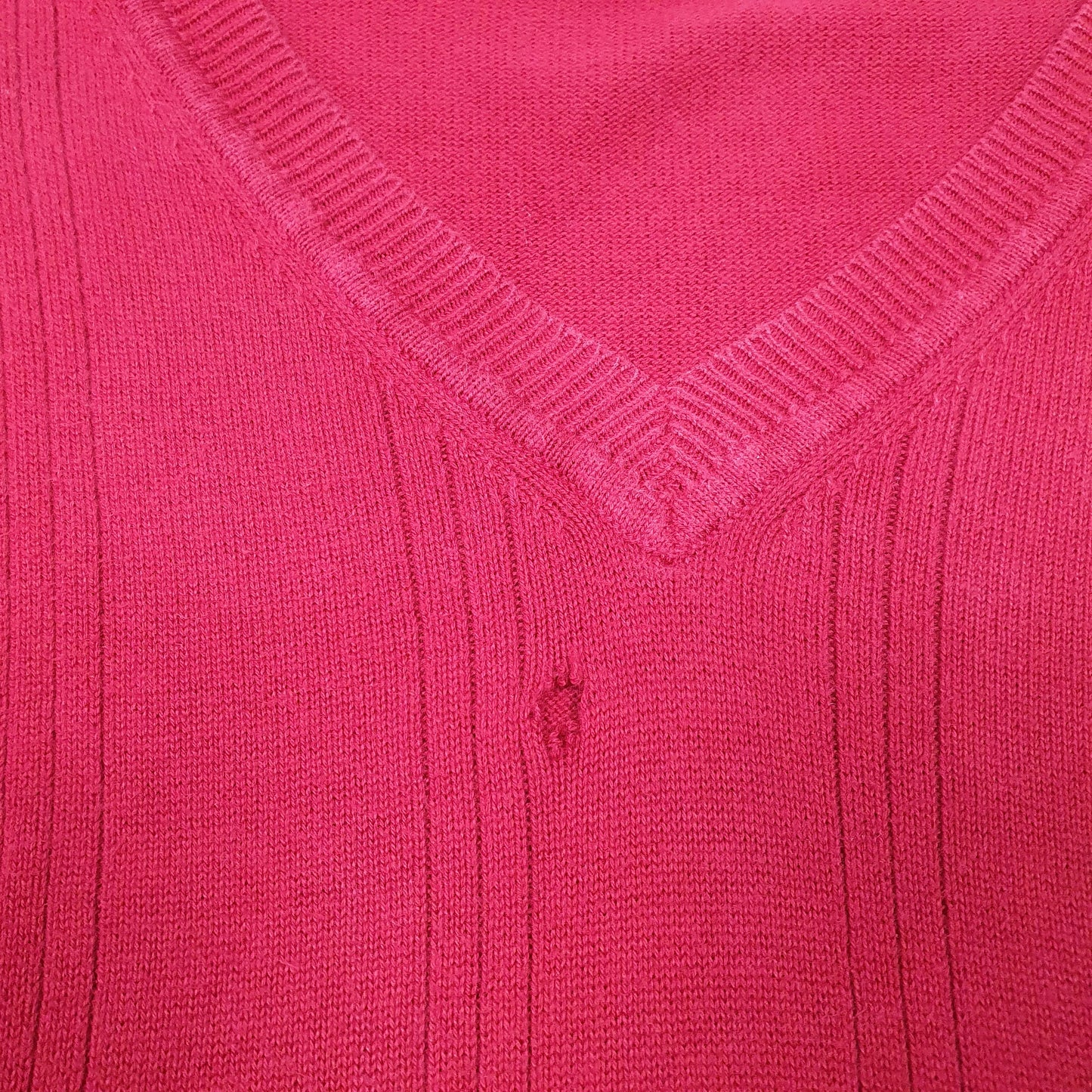 Mens Burgundy Nautica Tank Top Sweater Vest Jumper V Neck Jumper