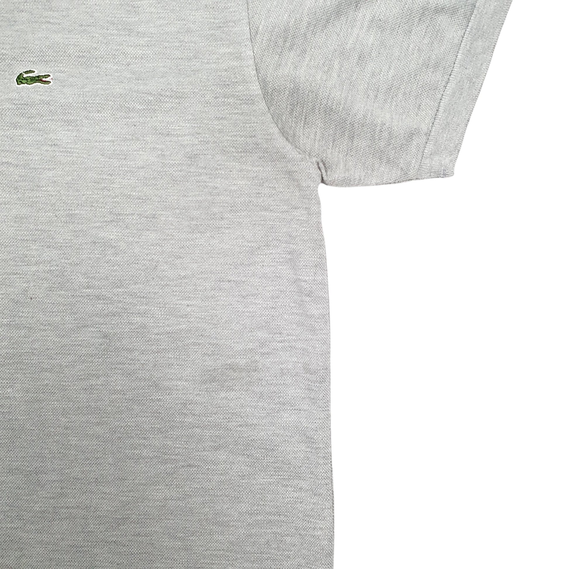 Mens Grey Lacoste  Short Sleeve Polo Shirt