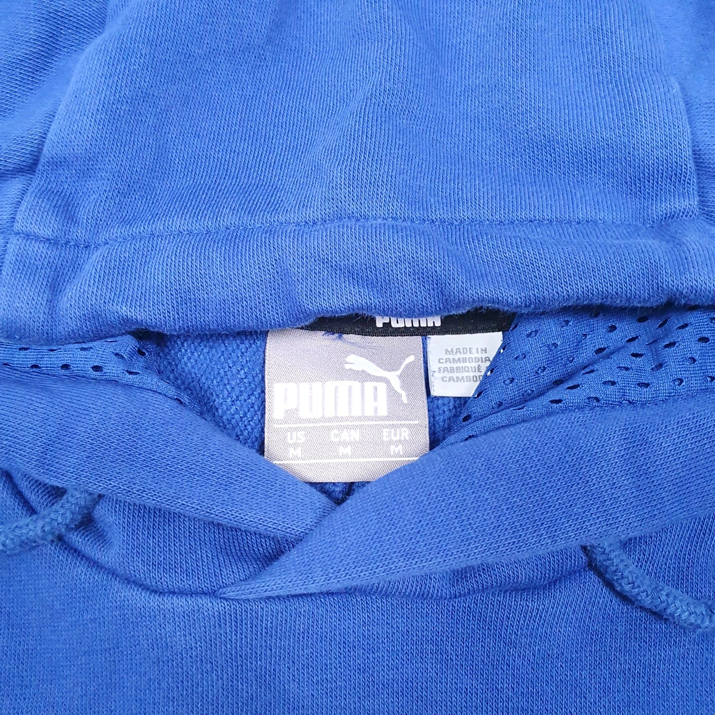 Mens Blue Puma  Hoodie Jumper