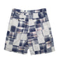 Mens Blue Izod Madras Ivy League Chino Shorts