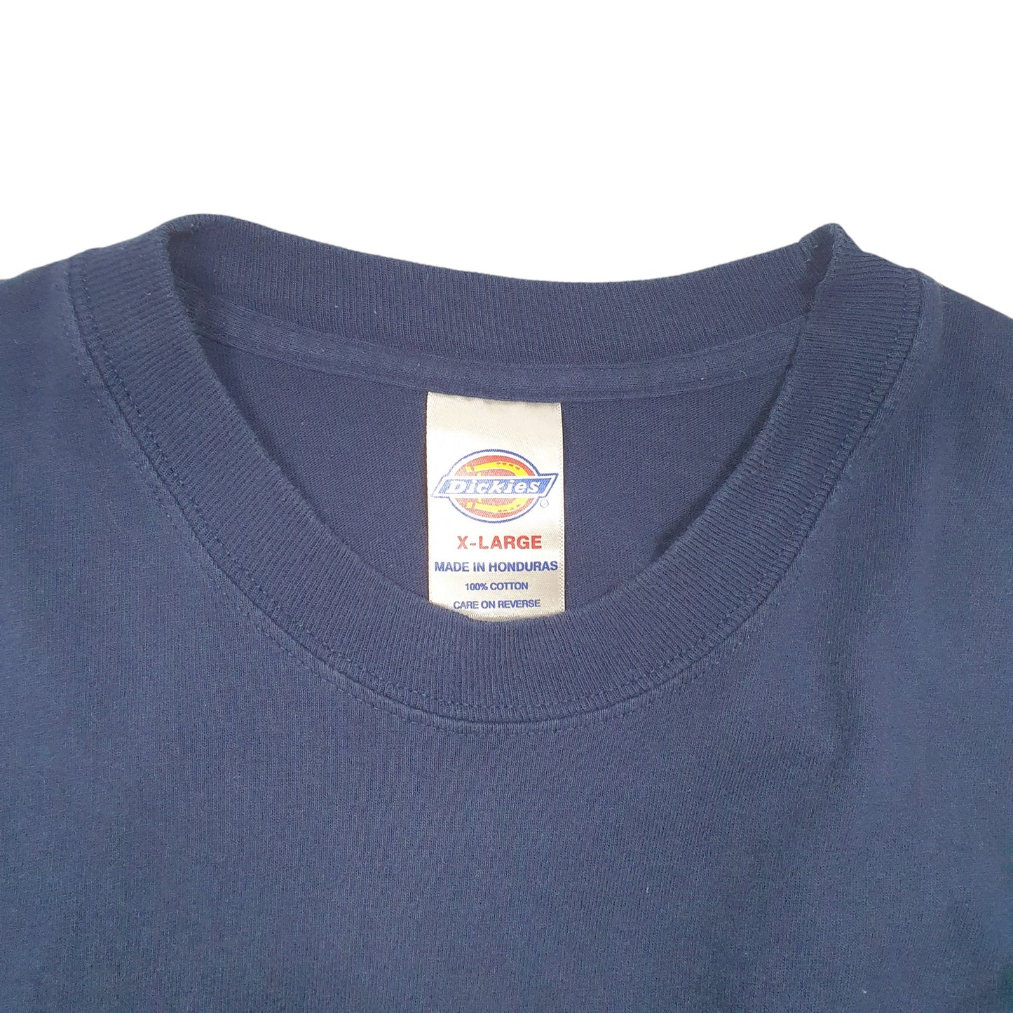 Mens Navy Dickies Pocket Workwear Short Sleeve T Shirt