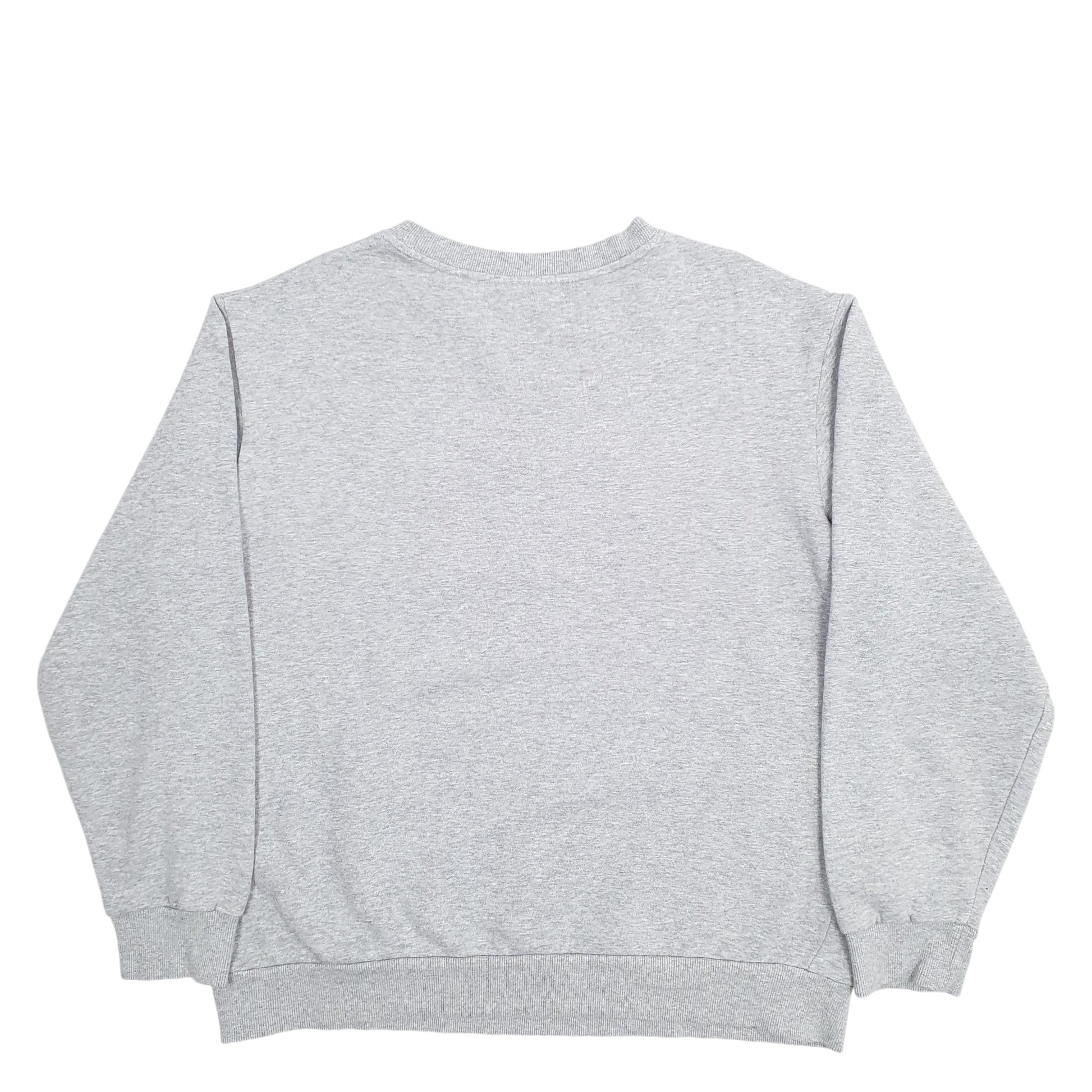 Womens Grey Fila Spellout Crewneck Jumper