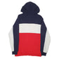 Mens Red Fila Spellout Hoodie Jumper