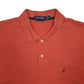 Mens Orange Nautica  Short Sleeve Polo Shirt