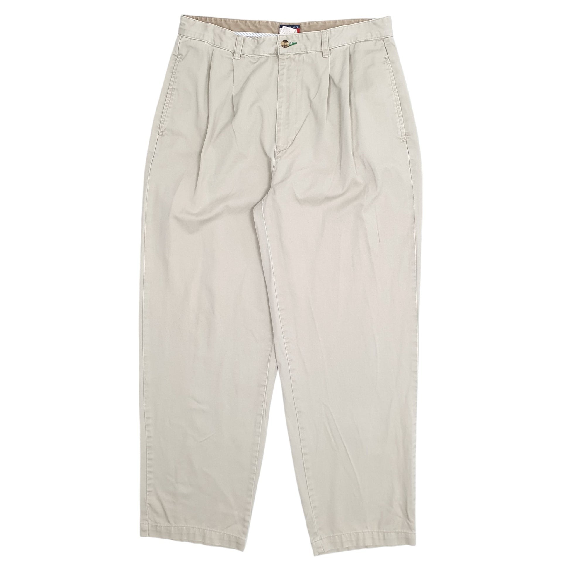 Mens Cream Tommy Hilfiger  Chino Trousers
