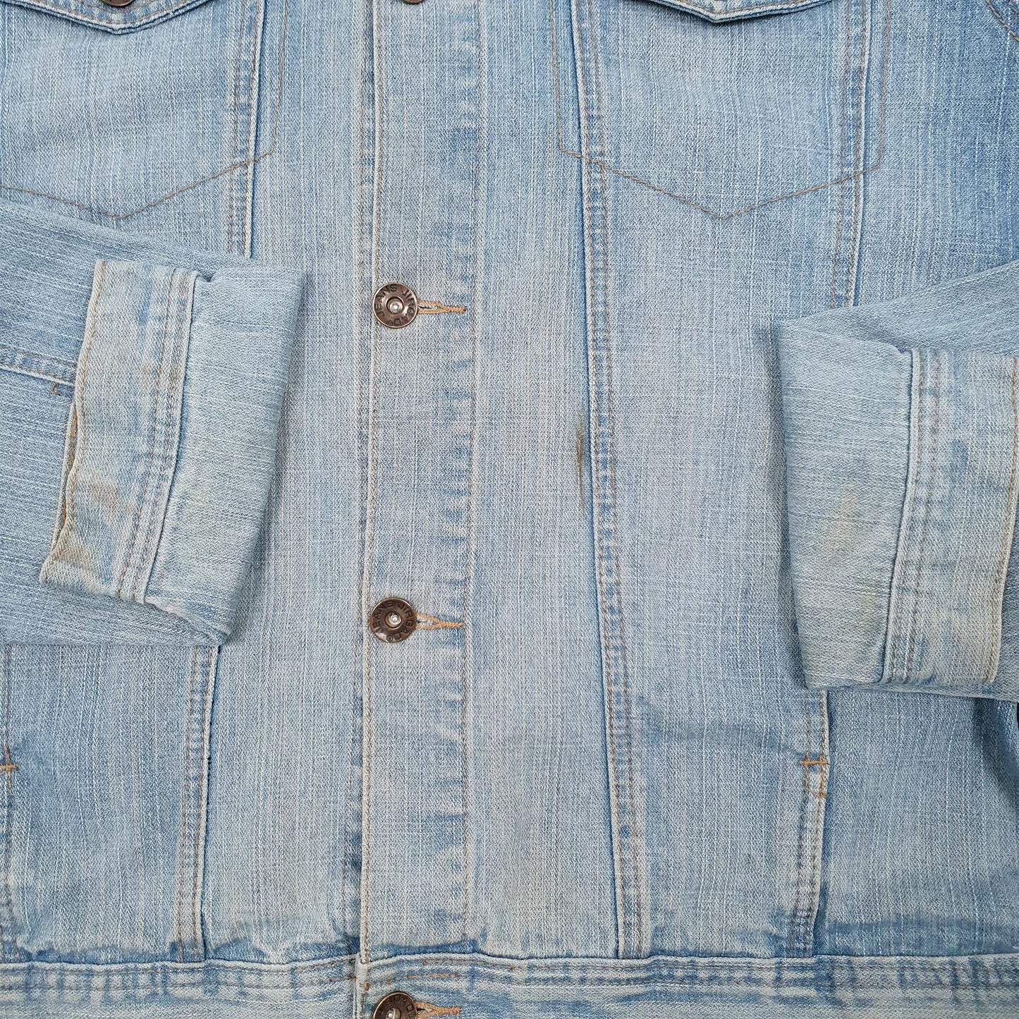 Mens Blue Jirgao Metallica  Coat