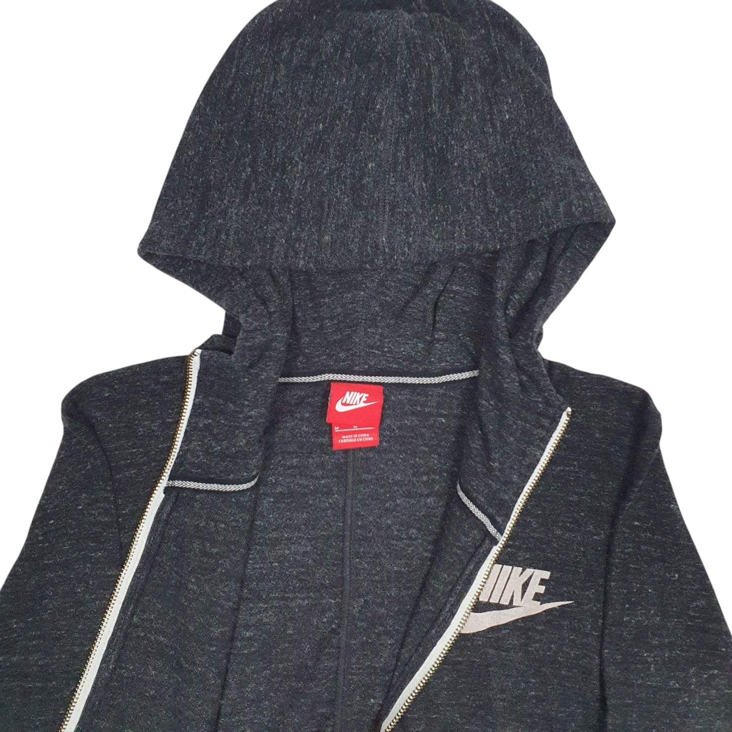 Womens Grey Nike  Full Zip Jumper