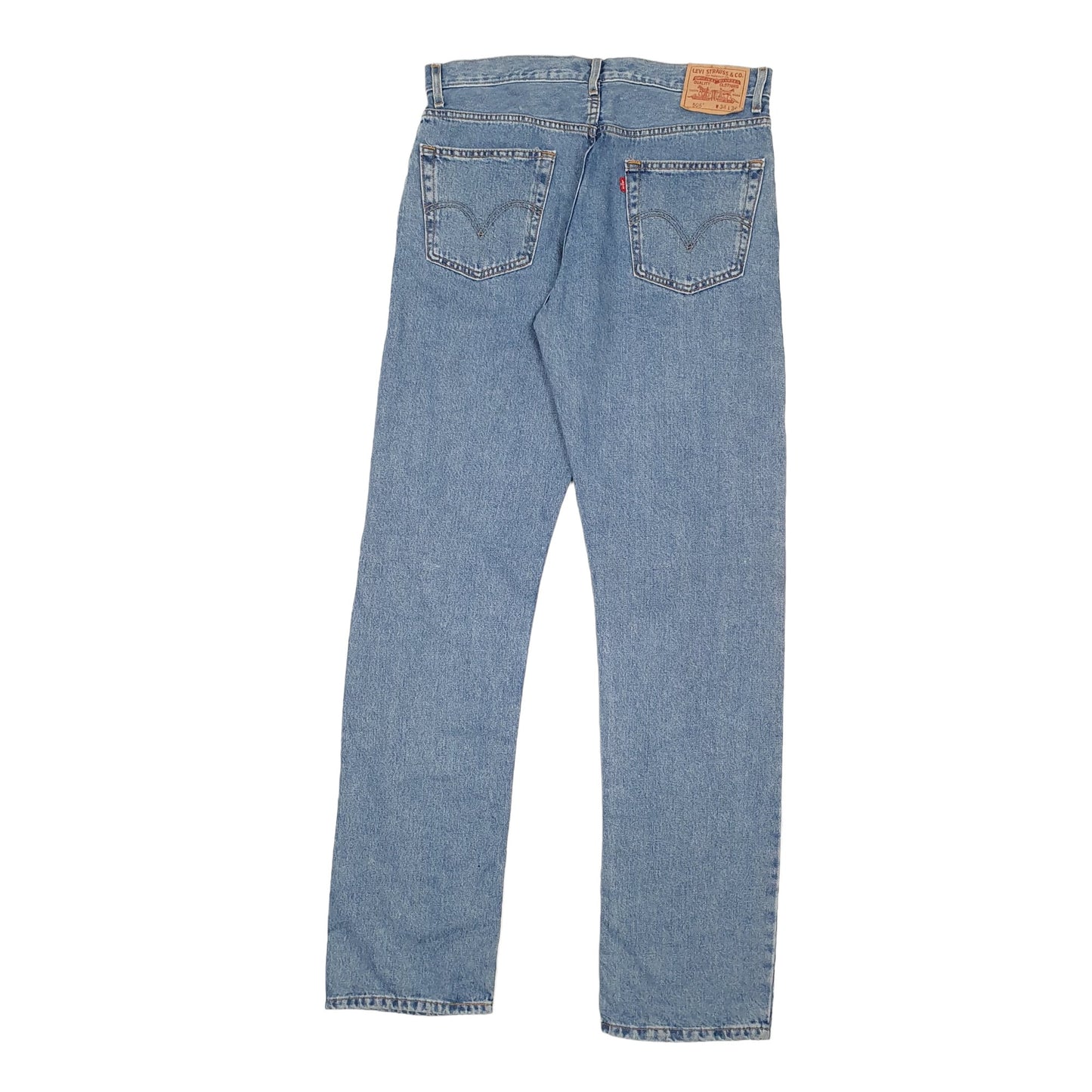 Mens Blue Levis  505 JeansW34 L36