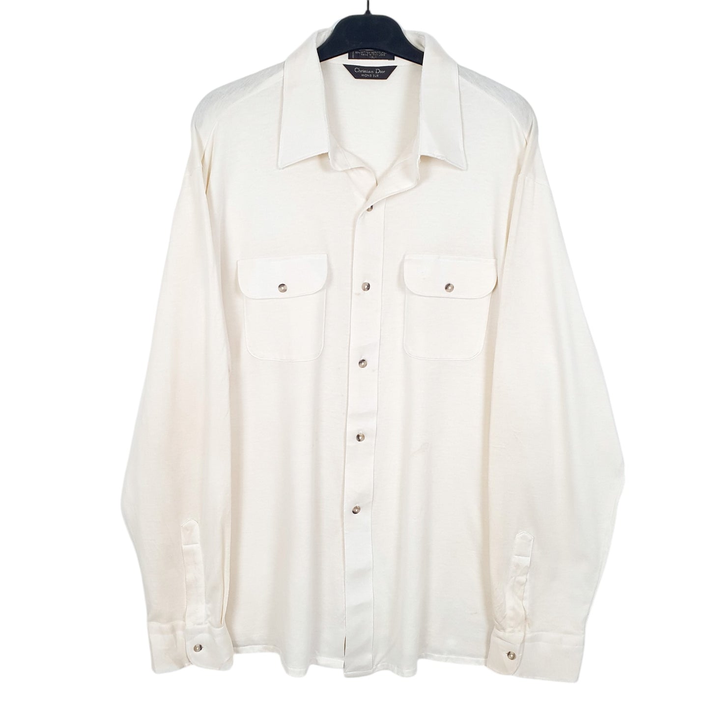 Mens Cream Christian Dior Monsieur Long Sleeve Shirt