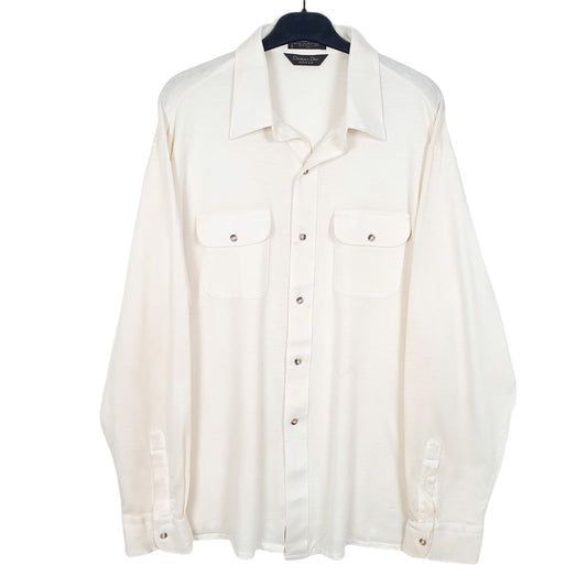 Mens Cream Christian Dior Monsieur Long Sleeve Shirt