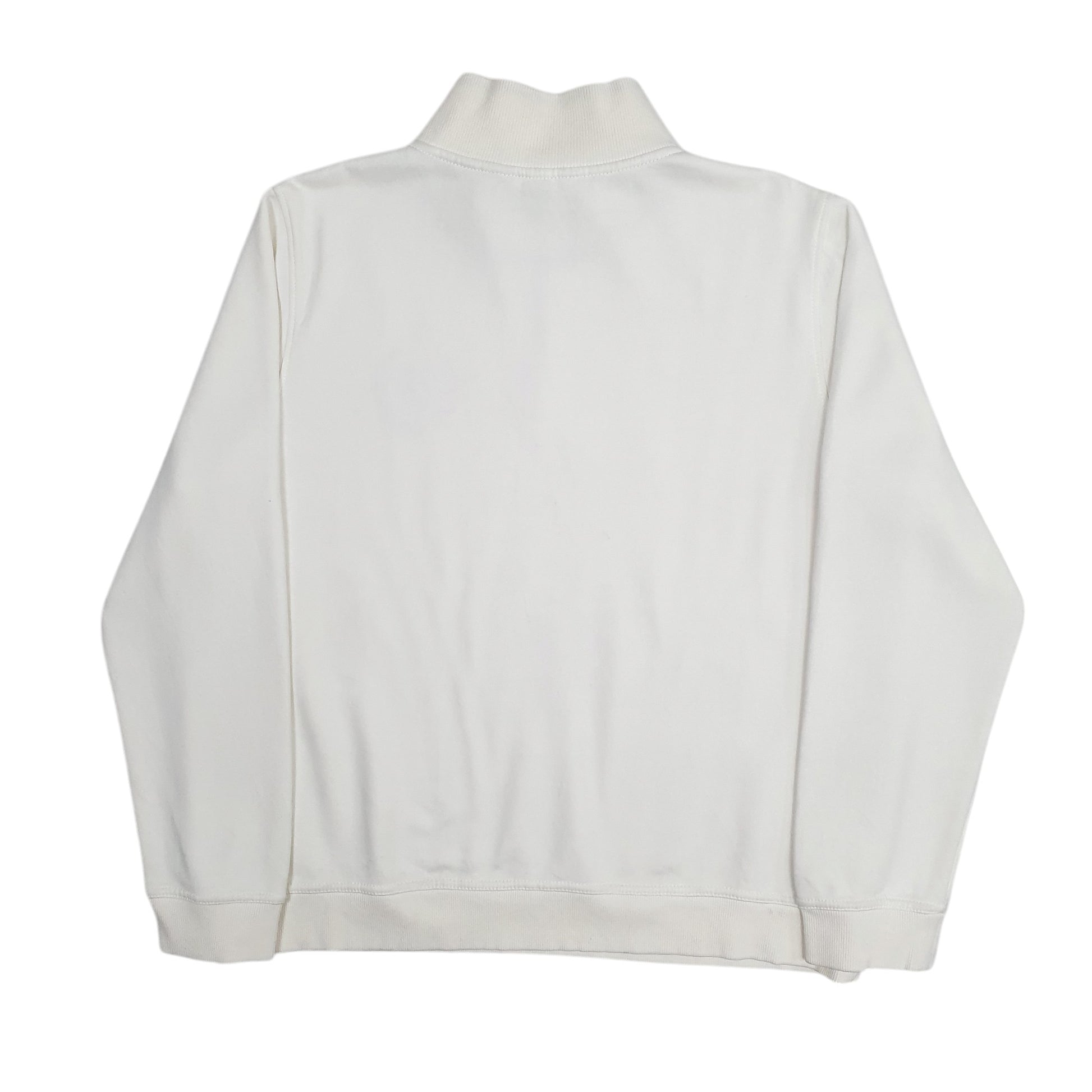 Womens White Tommy Hilfiger  Quarter Zip Jumper