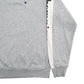 Mens Grey Champion Spellout Crewneck Jumper