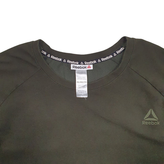 Mens Khaki Reebok  Crewneck Jumper