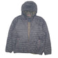 Mens Black Tommy Hilfiger Hooded  Coat