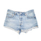 Womens Blue Levis 501 Denim Jorts Hot Pants Denim Shorts