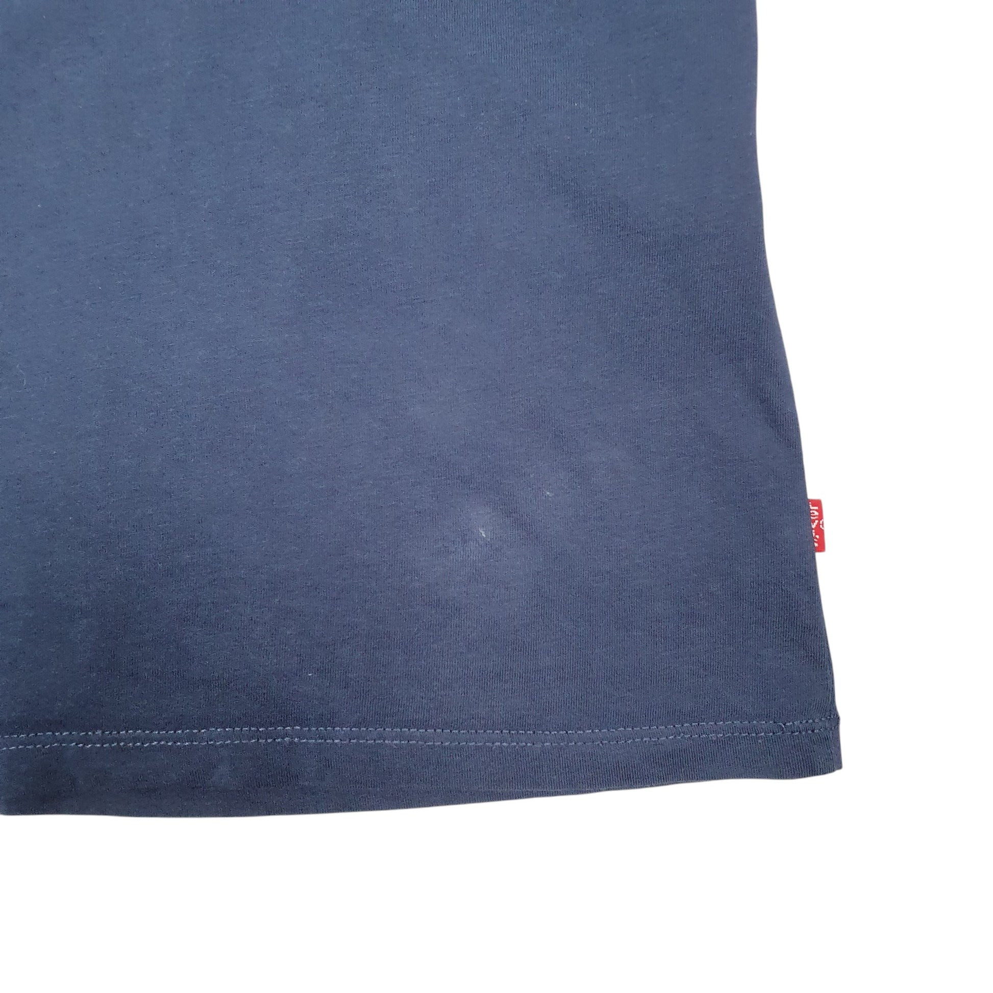 Mens Navy Levis California Spellout Grizzly Bear Short Sleeve T Shirt