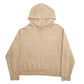 Womens Beige Champion Spellout Hoodie Jumper