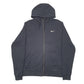 Mens Navy Nike Hoodie Full Zip Jumper