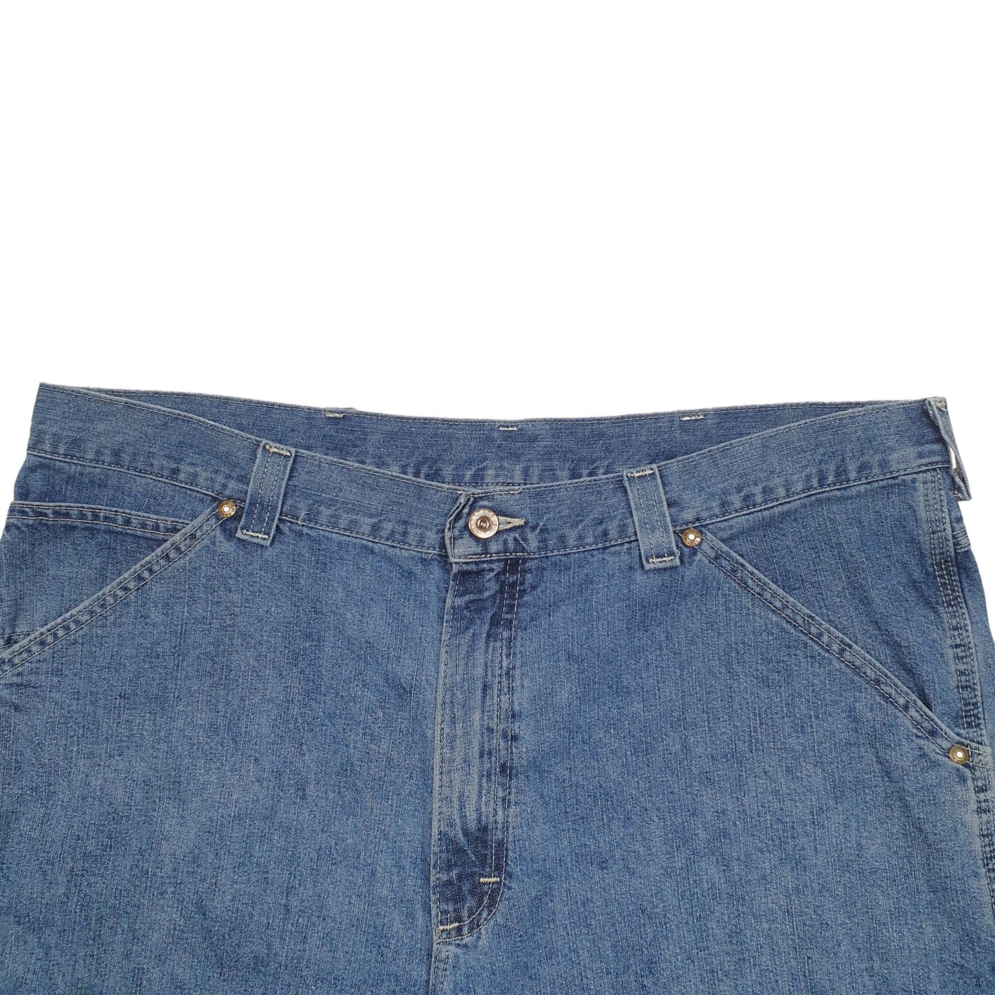 Mens Blue Lee Dungarees Carpenter Shorts