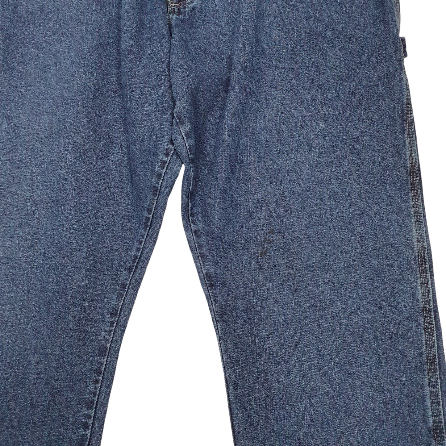 Mens Blue Wrangler Carpenter Pants Workwear Casual JeansW40 L30