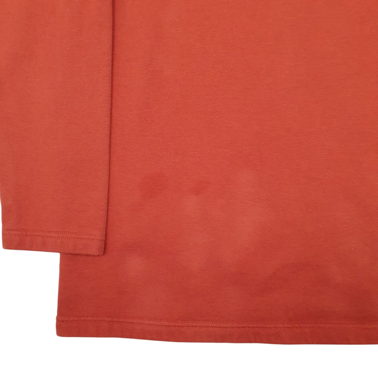 Mens Orange Columbia Sportswear Company Button Up Quarter Zip Jumper