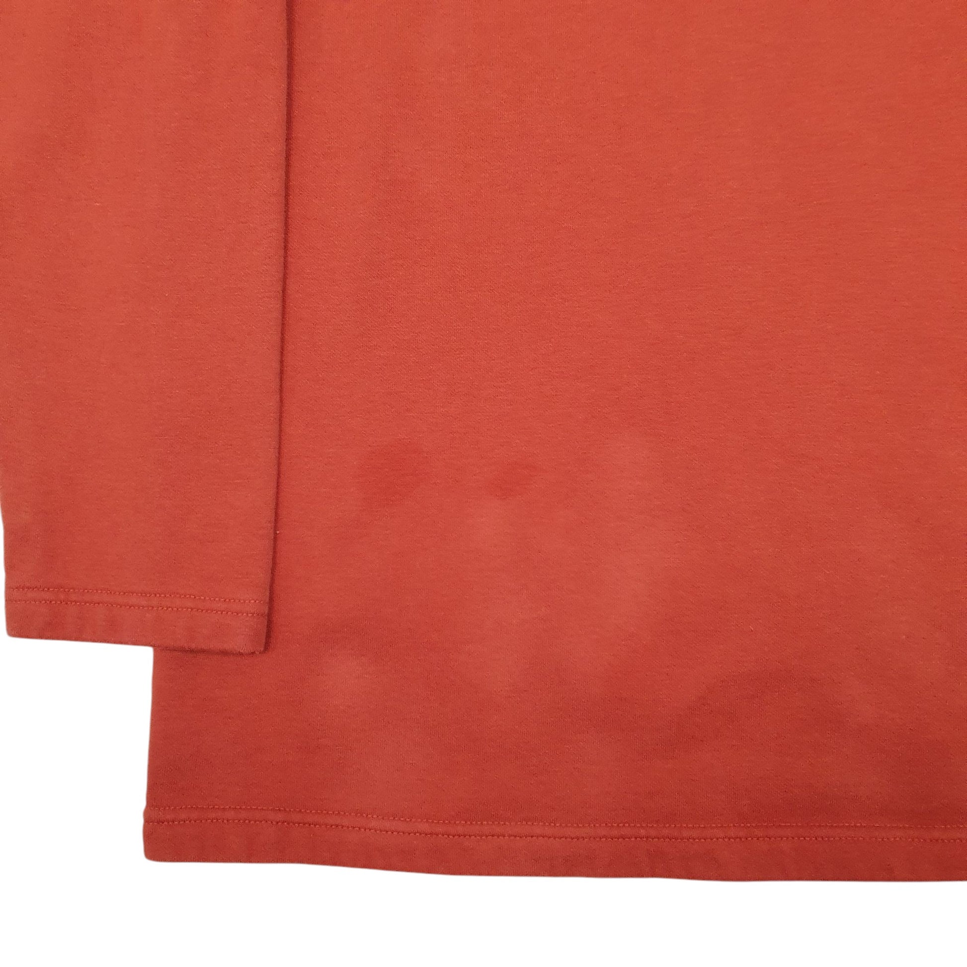 Mens Orange Columbia Sportswear Company Button Up Quarter Zip Jumper