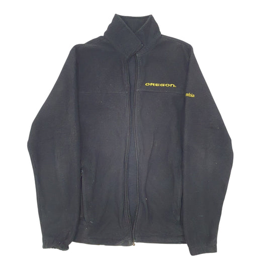 Mens Black Columbia Sportswear Company Oregon Full Zip Jumper