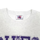 Mens Grey Heavyweight Crew USA Evansville University Alumni USA Vintage Spellout Crewneck Jumper