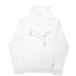 Womens White Puma Roll Neck Sweater Active Crewneck Jumper