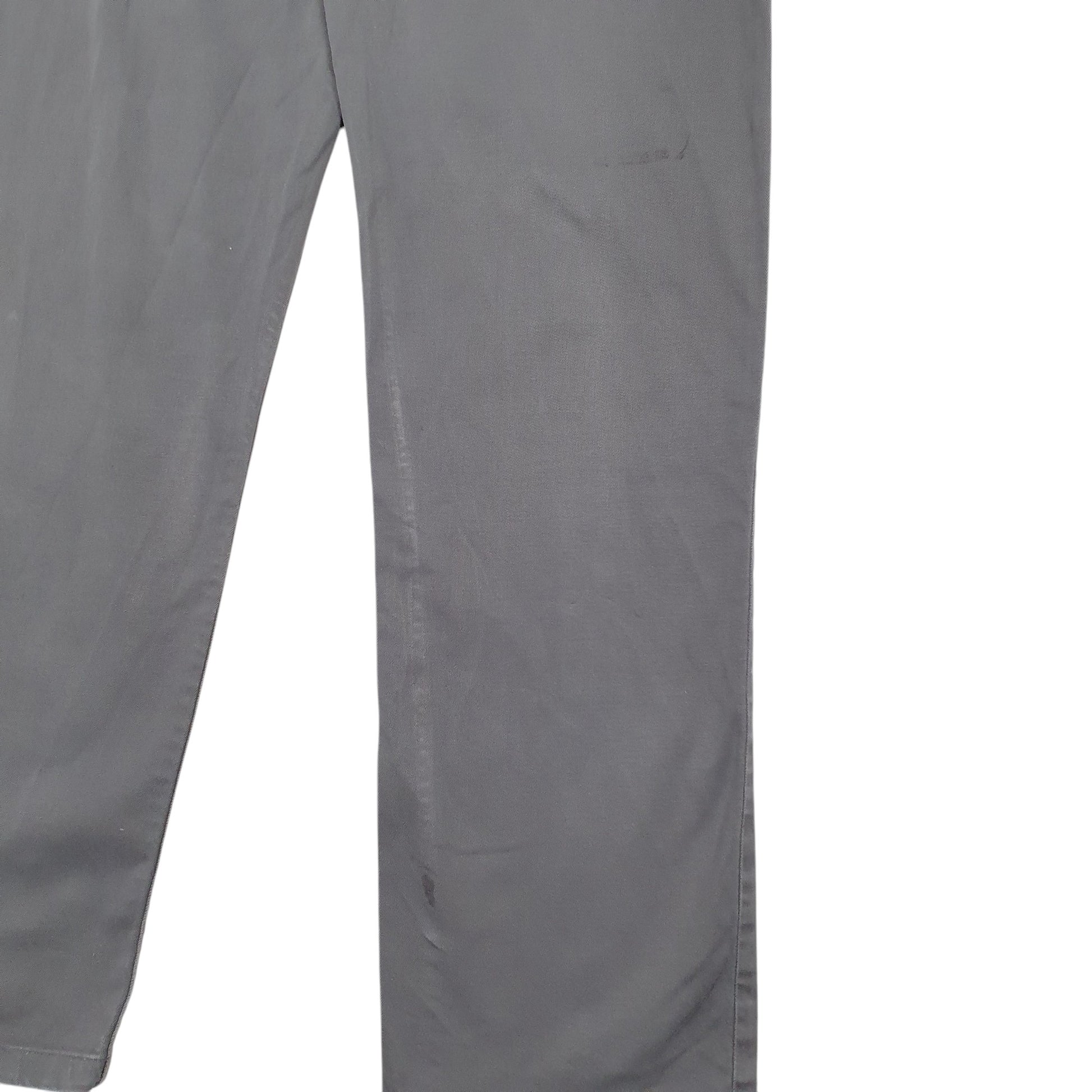 Mens Grey Lee  Chino Trousers