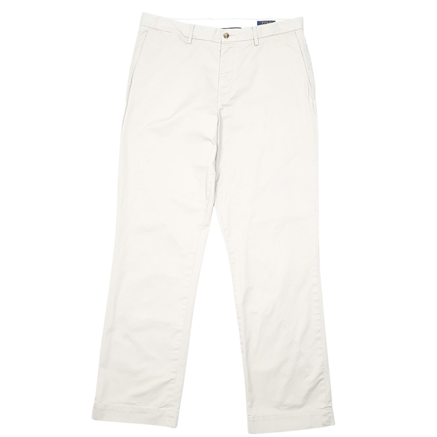 Mens Beige Polo Ralph Lauren Stretch Classic Chino Trousers