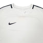 Womens White Nike  Short Sleeve T Shirt