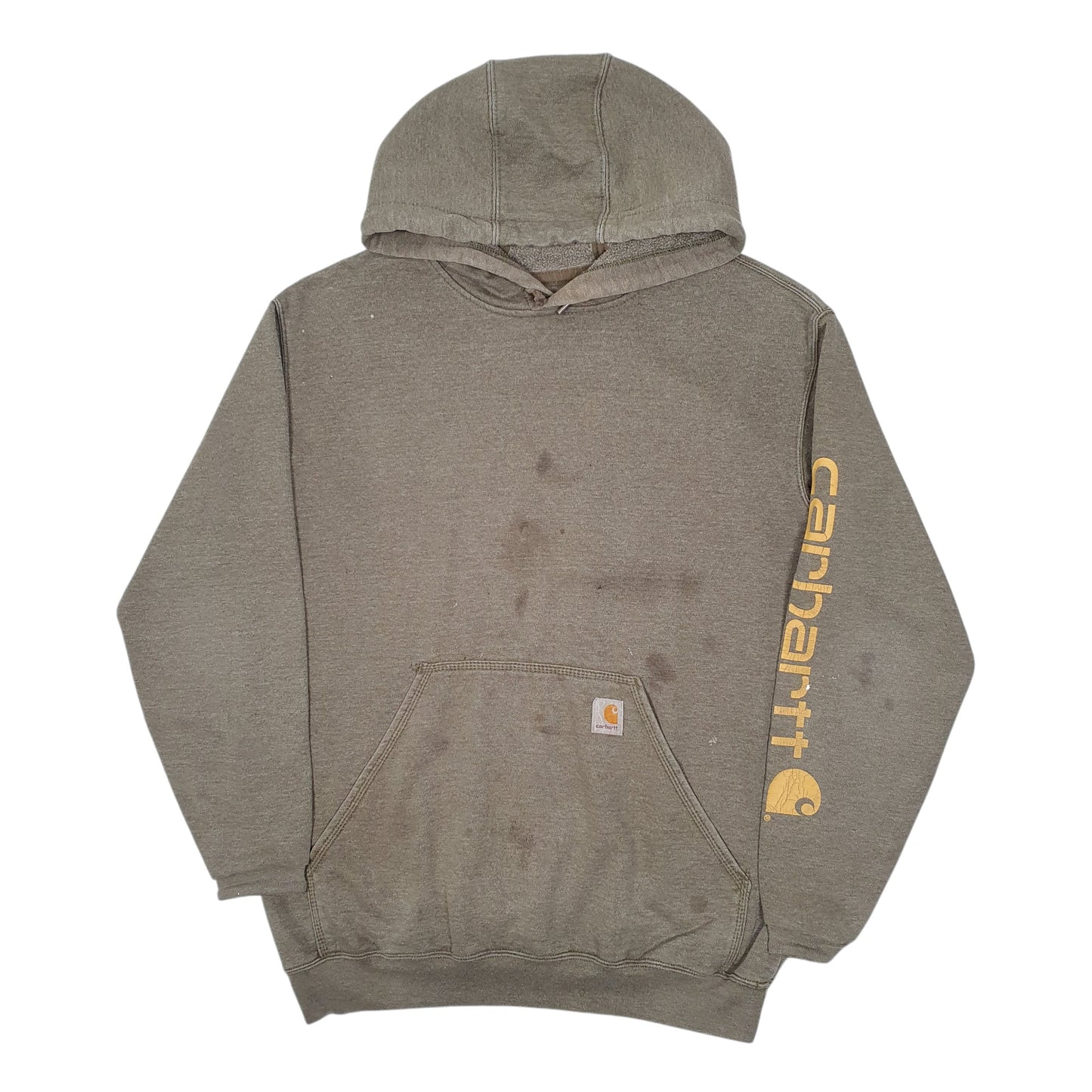 Mens Khaki Carhartt  Hoodie Jumper