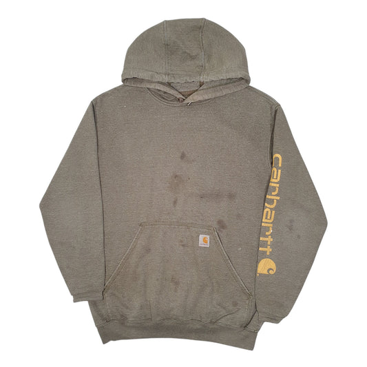 Mens Khaki Carhartt  Hoodie Jumper
