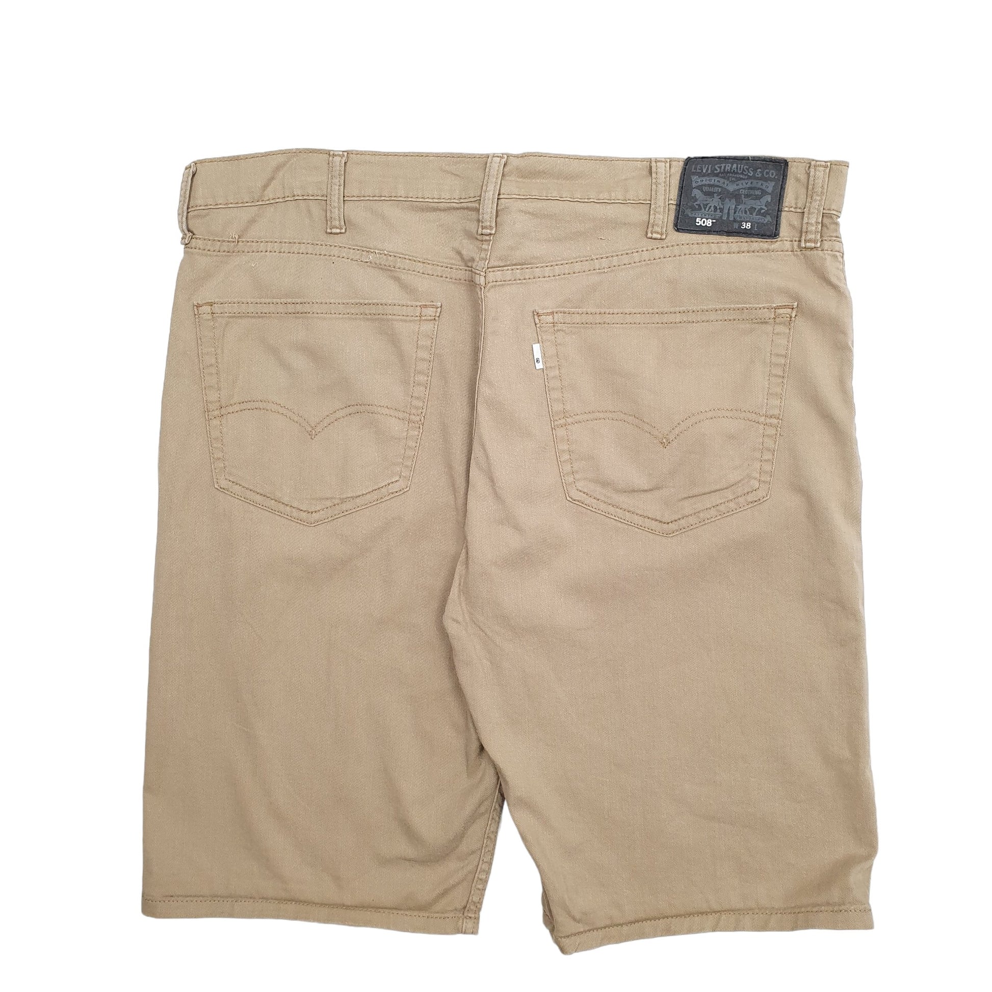 Mens Sand Levis Denim Jeans Jorts 508 Denim Shorts