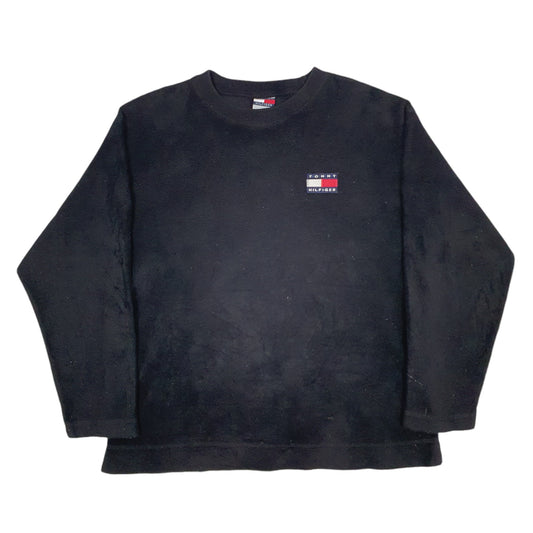 Womens Black Tommy Hilfiger  Crewneck Jumper