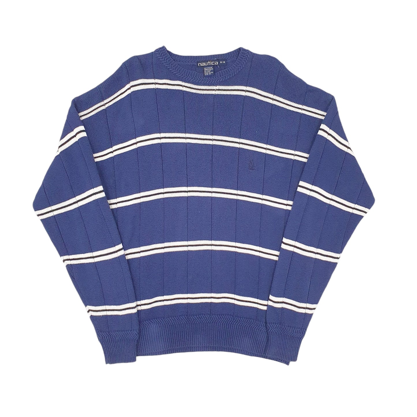 Mens Boue Nautica Vintage 1990s Knitwear Crewneck Jumper