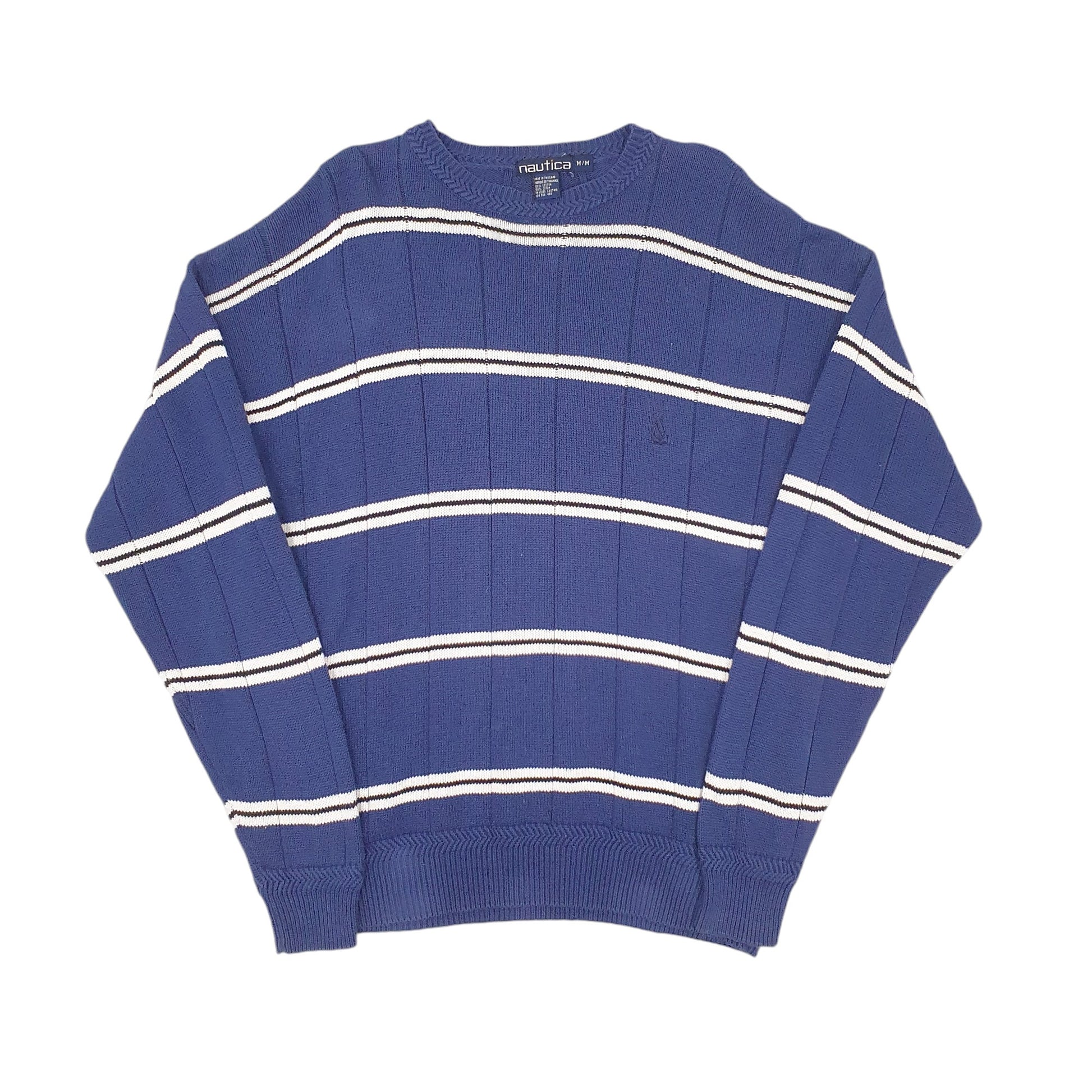 Mens Boue Nautica Vintage 1990s Knitwear Crewneck Jumper