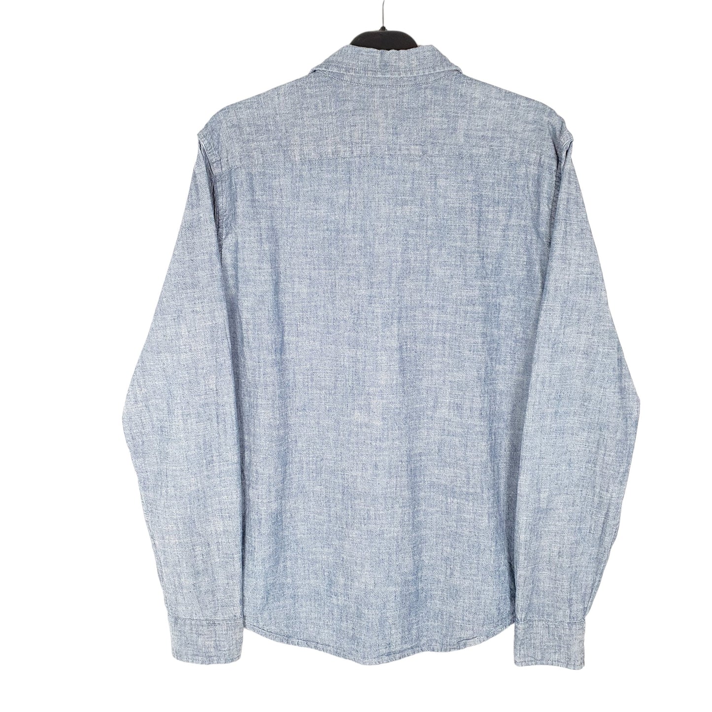 Mens Blue Levis Chambray Long Sleeve Shirt