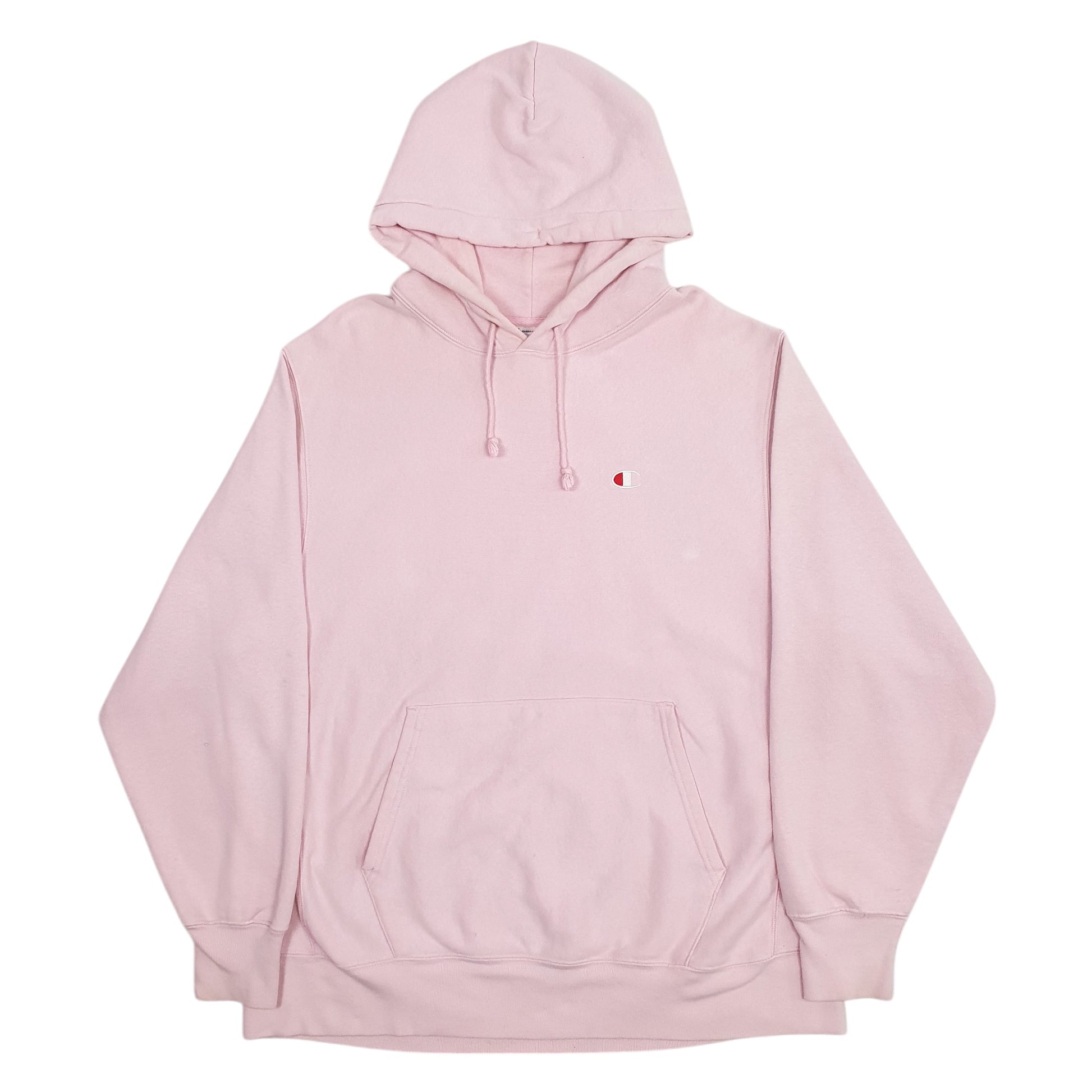 Mens Pink Champion  Hoodie Jumper